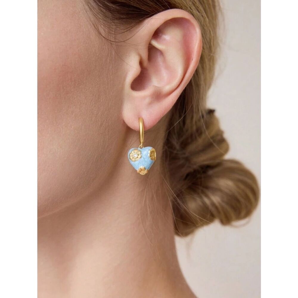 Heart Drop Earrings #2590